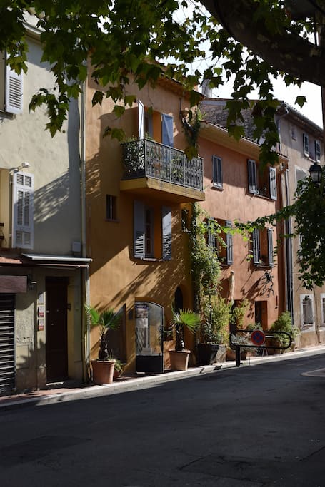 Delightful village house overlooking the square