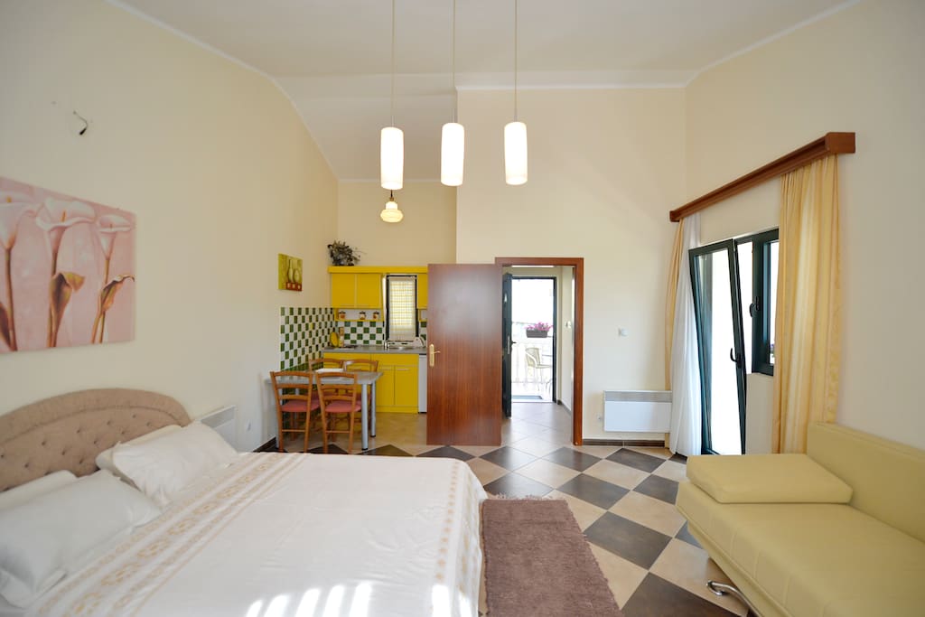 Tastefully decorated interior