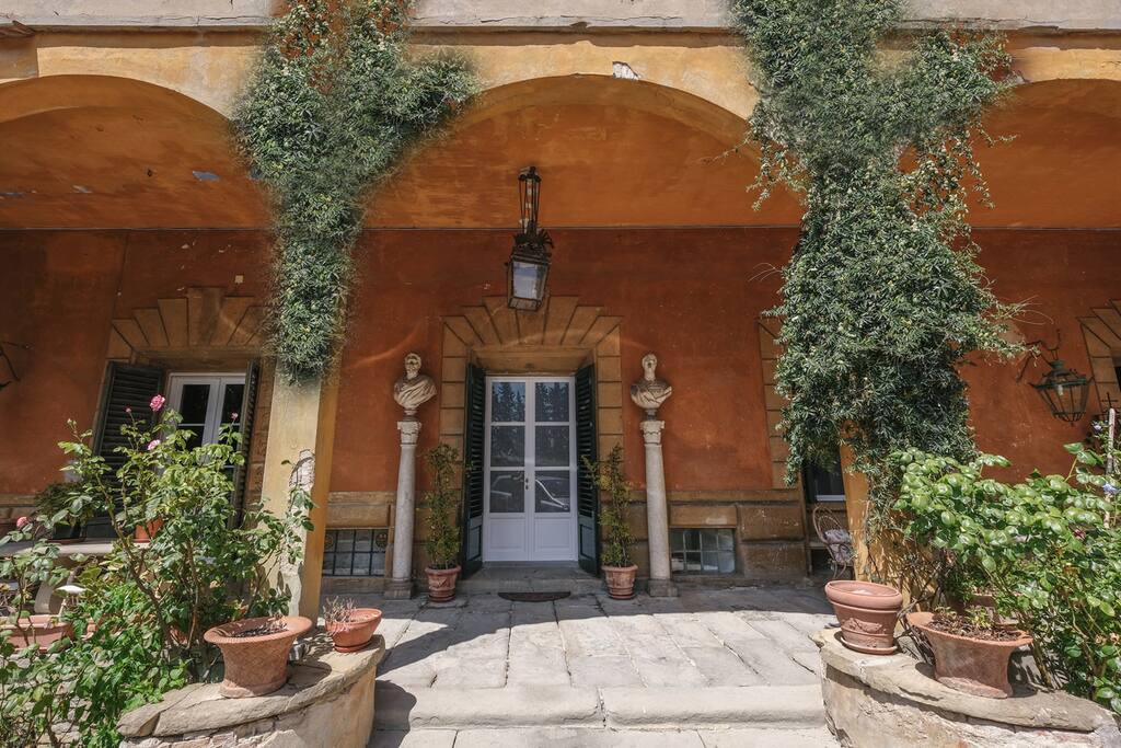 The main entrance.