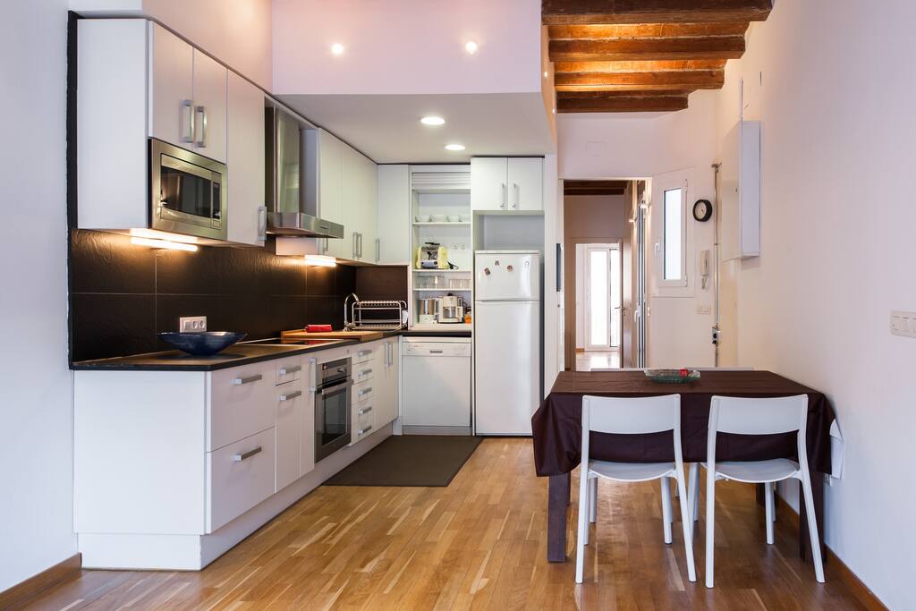 full-equipped kitchen