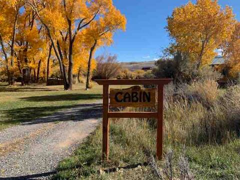 Cabin on the Wind River- Fall foliage is here!