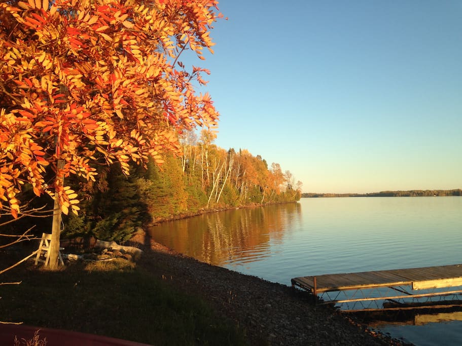 Fall sunset