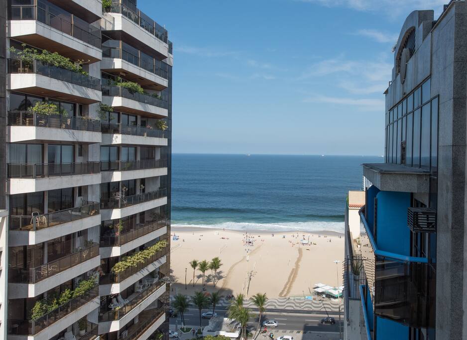 Vista mar / varanda - A poucos passos da Praia!