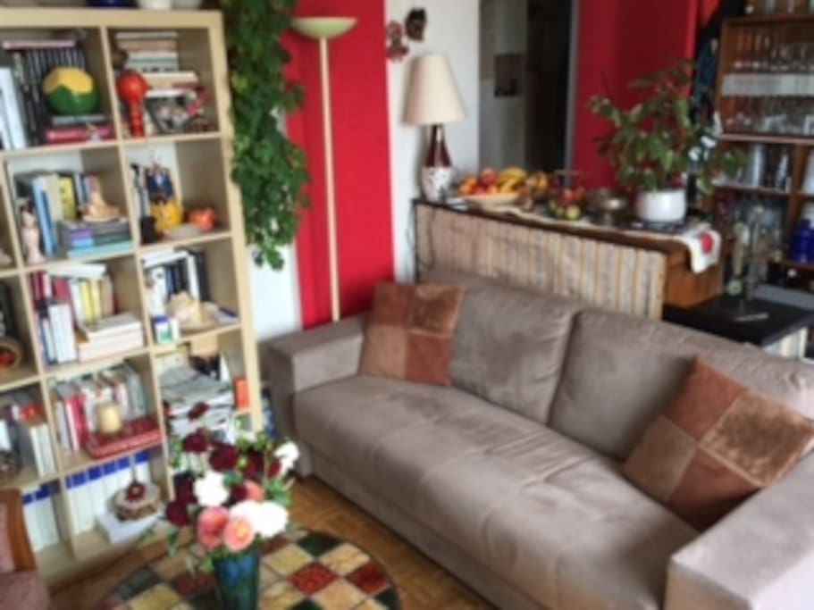 Sejour confortable et bien éclairé
