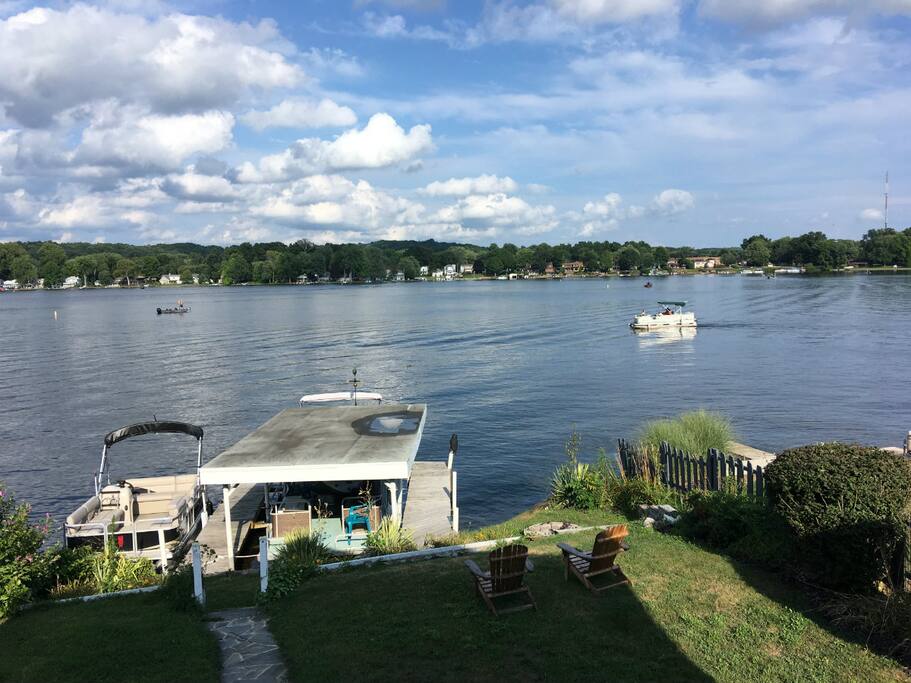 View of Lake from widow's walk (photo taken by a guest)