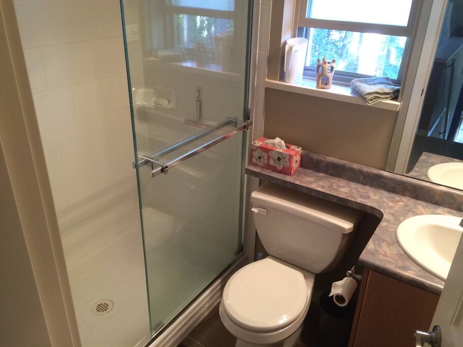 1 of 2 bathrooms. Large tub in 2nd bathroom