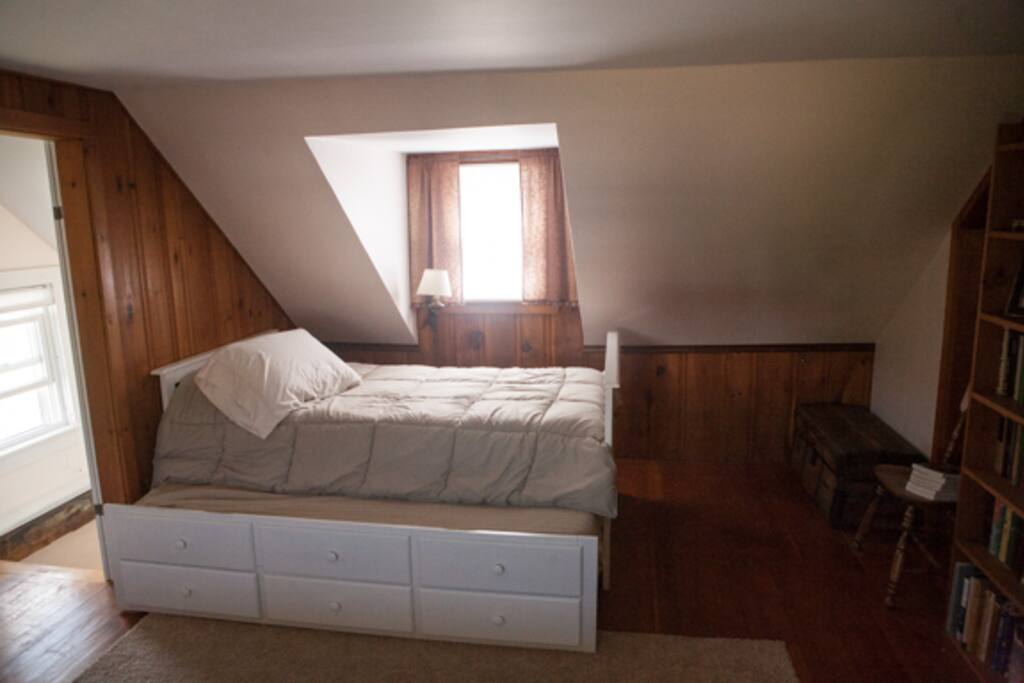 The other bed is a Trundle bed creating room for 4 people.