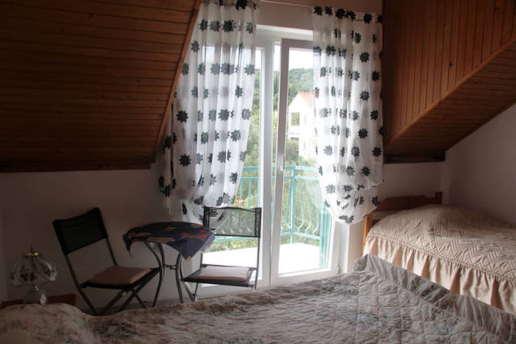 Three bed room with TV, air conditioner, balcony, wi-fi and kitchenette