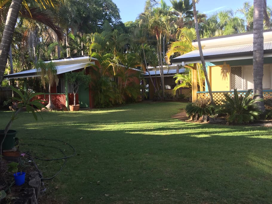 Villas are set in beautiful tropical gardens