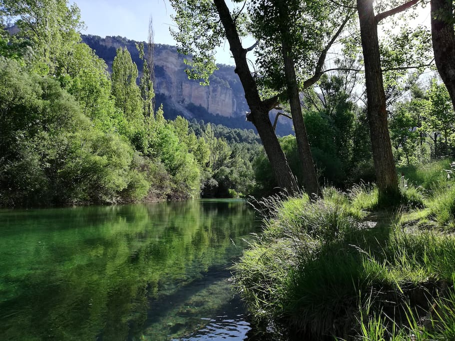 Río tajo a 2km del pueblo