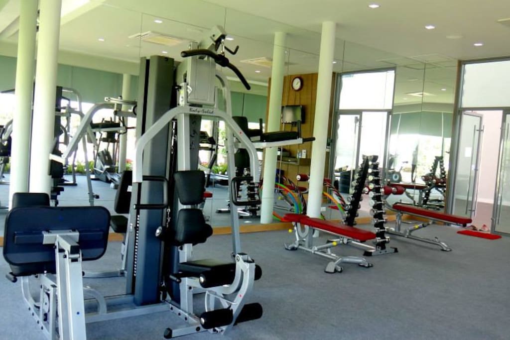 Exercise facilities available from 9 am - 9pm