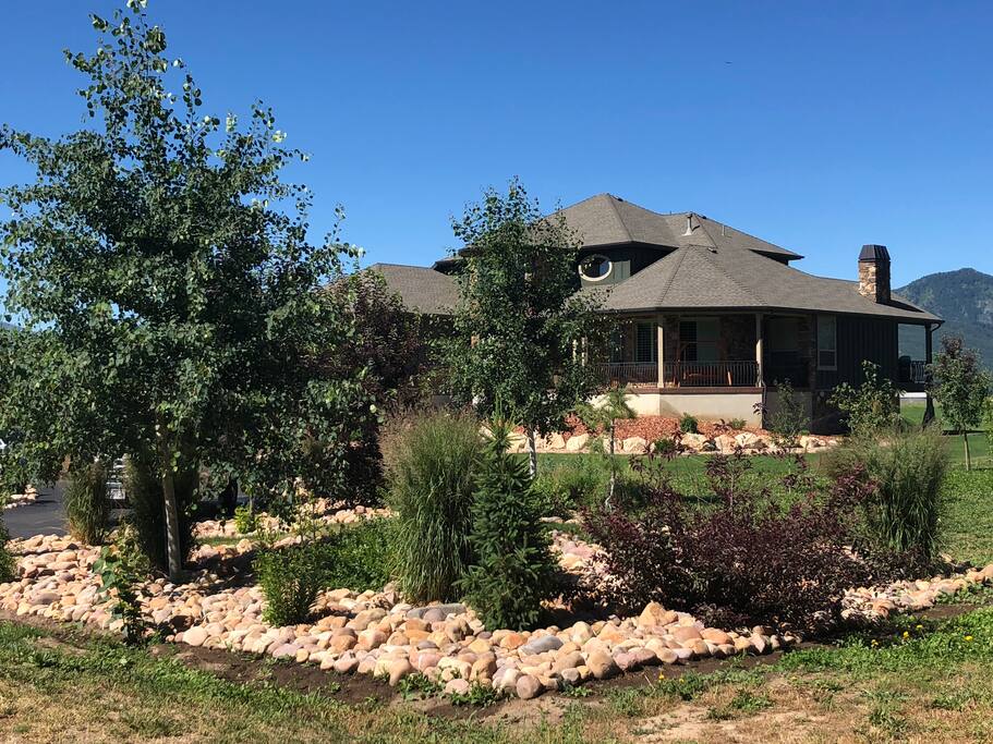 Side view of house