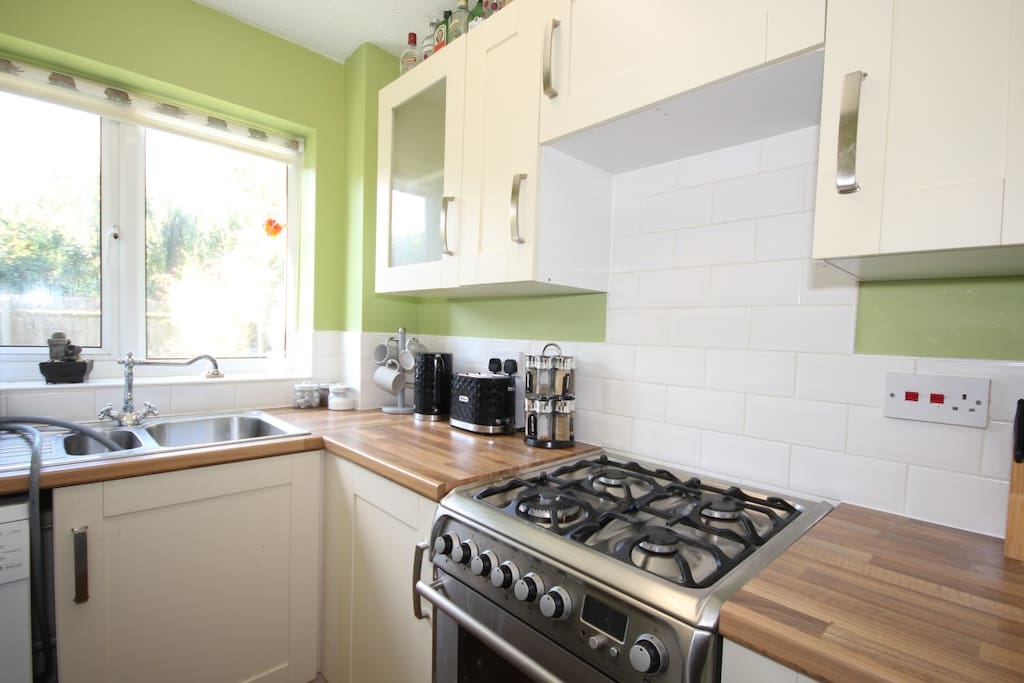 Kitchen with washing machine and Dishwasher
