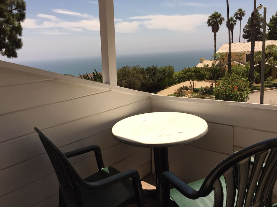 View from private patio/deck