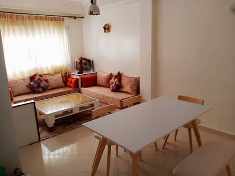 Successful Airbnb property: Great apartment close to all amenities. in Arrondissement D'aïn Sebaâ مقاطعة عين السبع