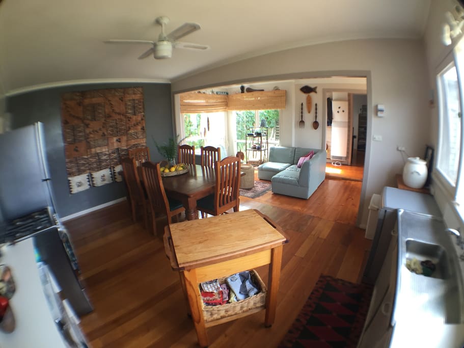 Wider view from kitchen counter