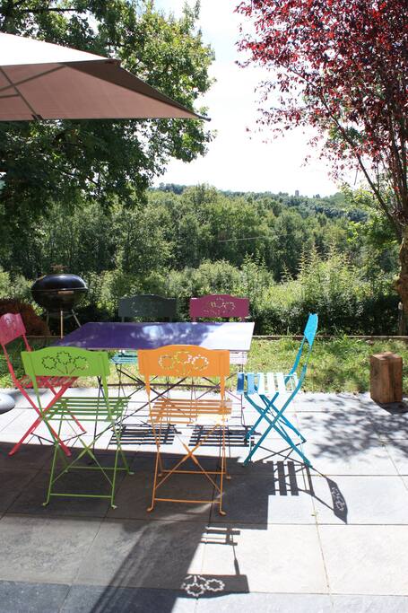 La Terrasse et sa belle vue