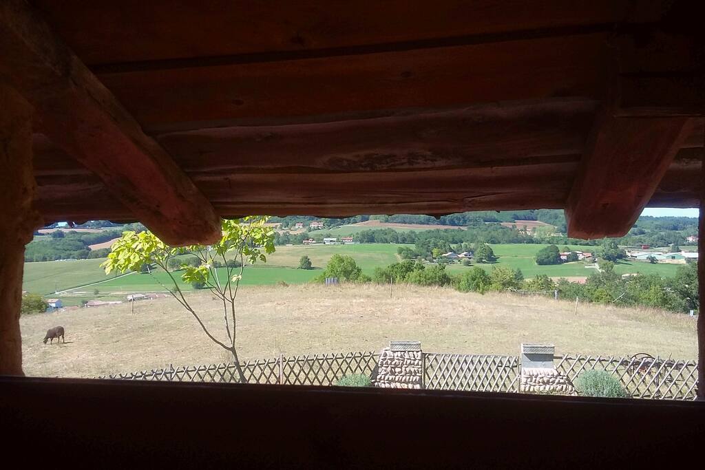Une des vues depuis la chambre double