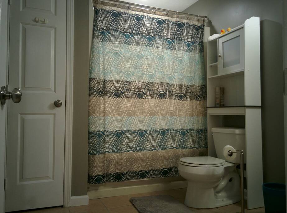 spacious bathroom