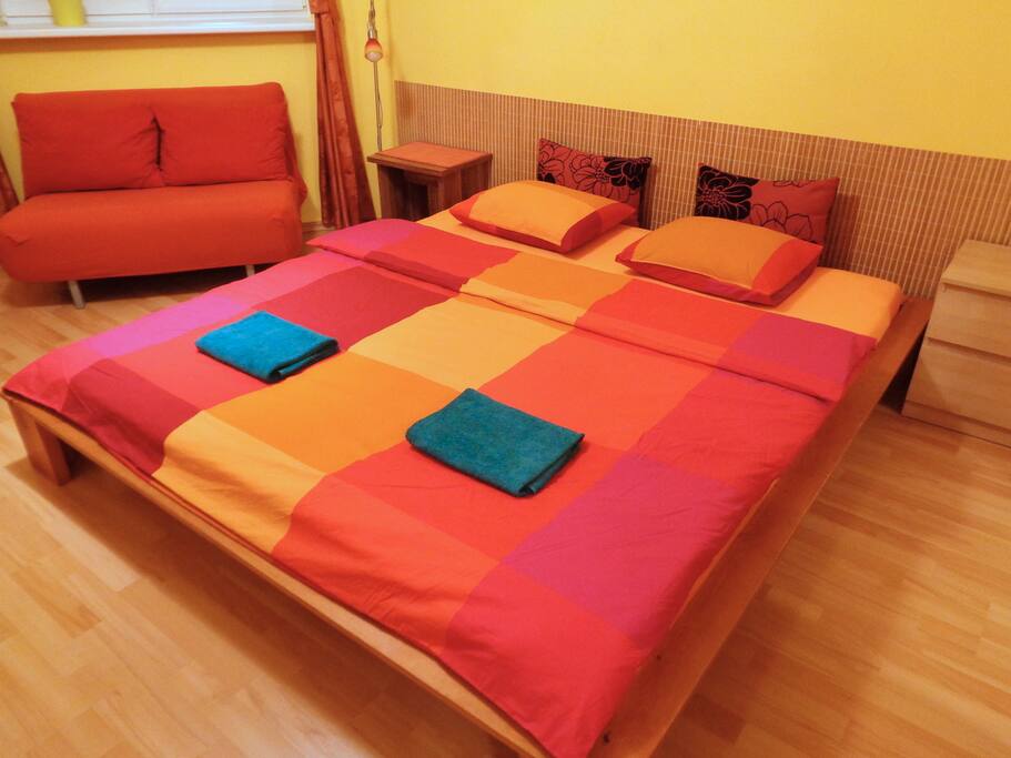one double or two single duvets are available