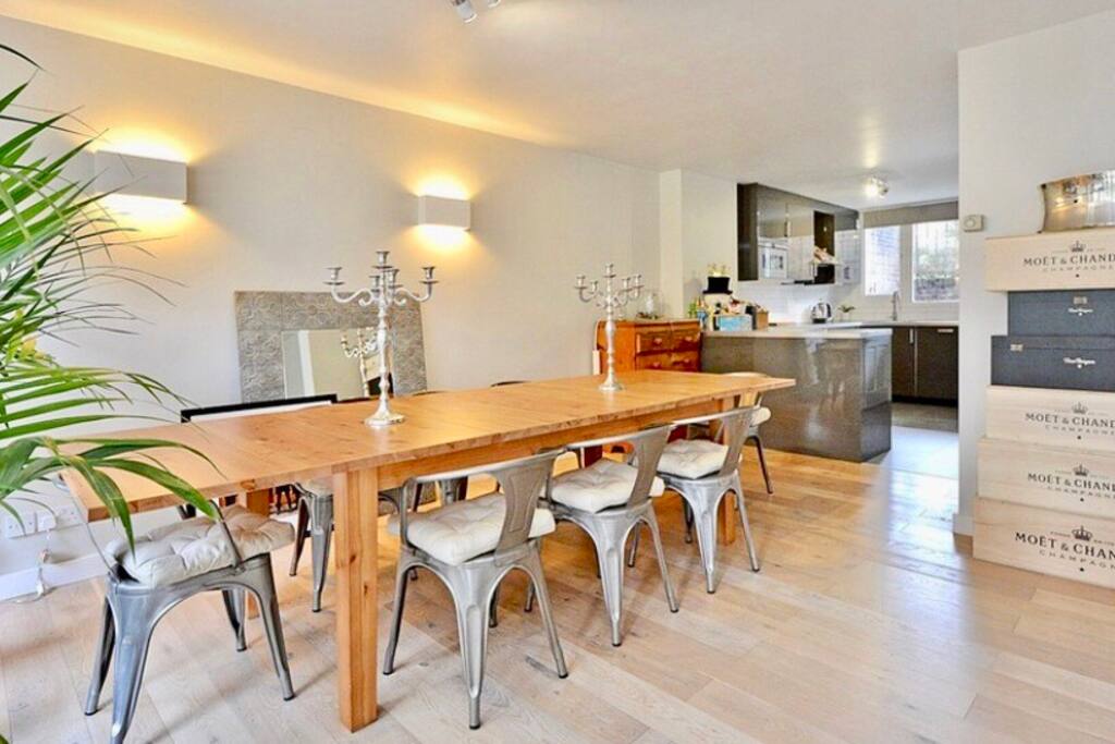 Large dining table