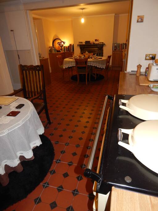 Kitchen for general enjoyment and of course breakfast.