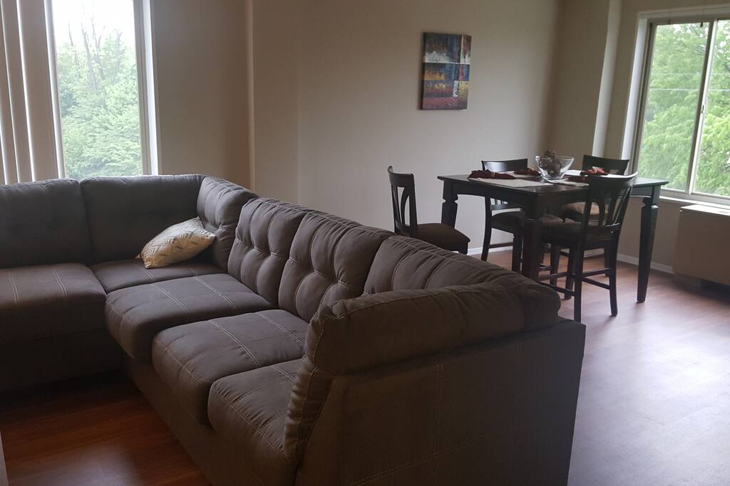 Feel free to hang out in the living room