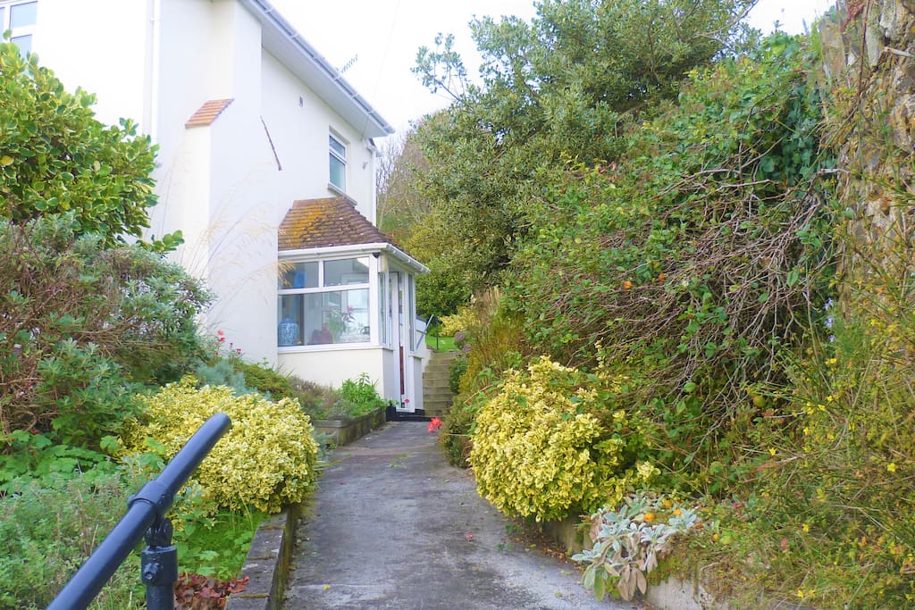 path up to front door entrance