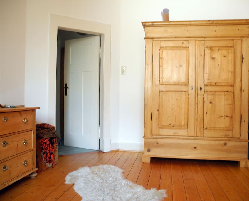 Sorry, the cupboard is not for guest use