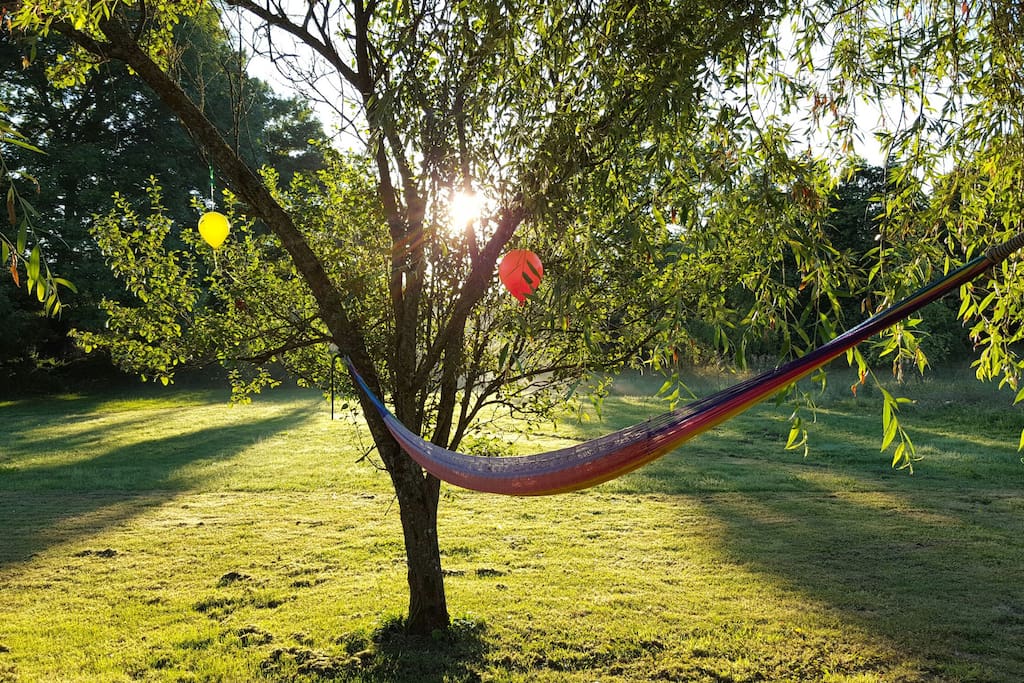 Coin repose dans le jardin
