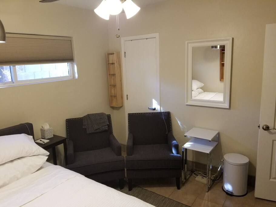 Sitting area in the room