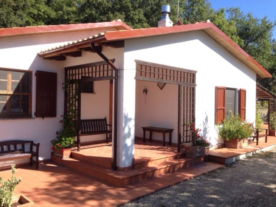 Private and gated villa.