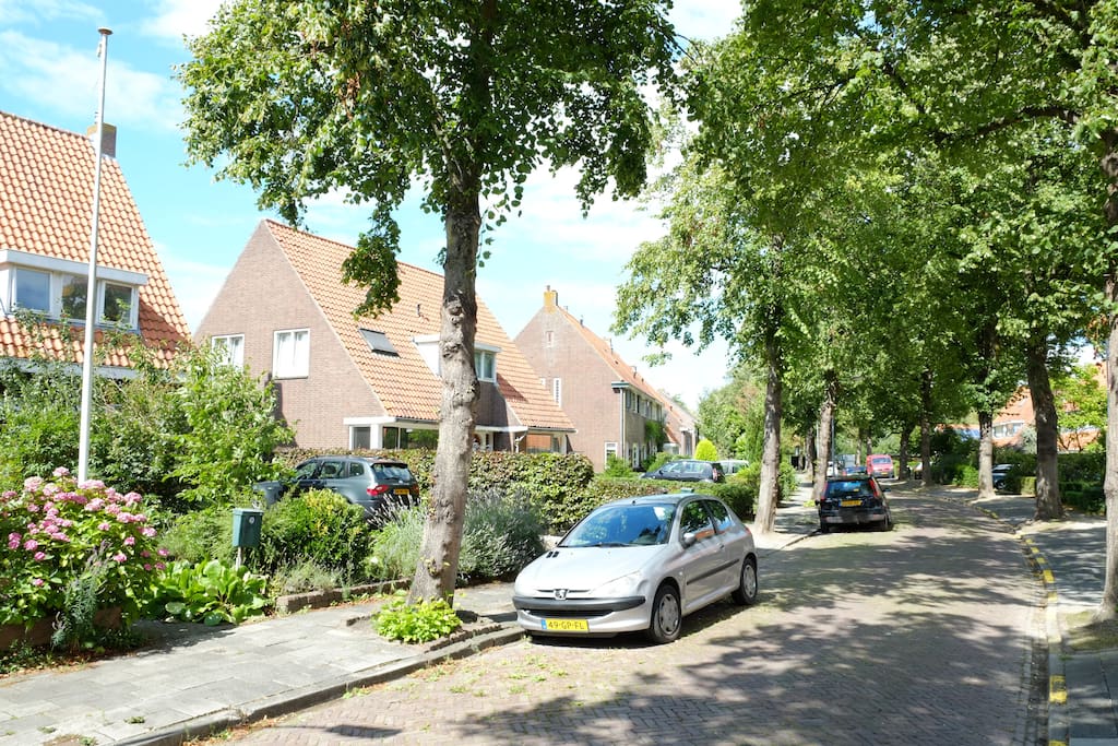 Nice quiet street near the center of Middelburg