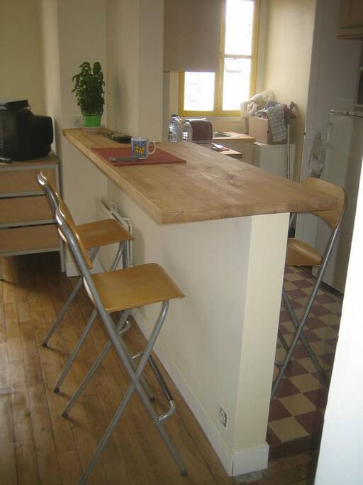 bar pour prendre les repas