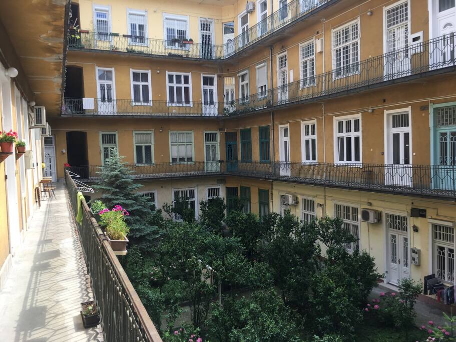 Corridor in the backyard, to secure the silence of the flat:)