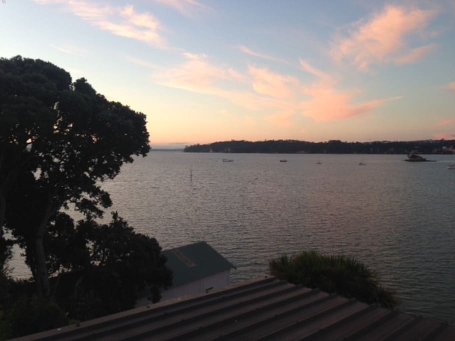 Sunset from balcony