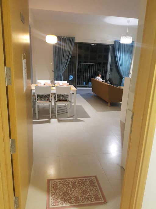 This is how it look like from the front door