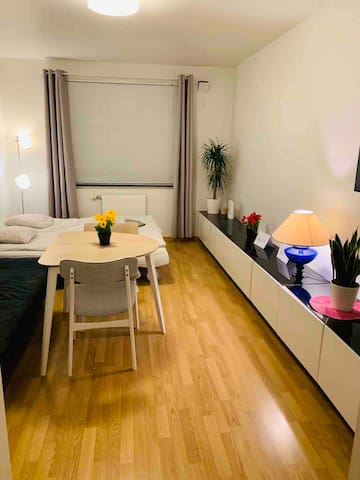 Nice Studio 4 min to station train Airport.