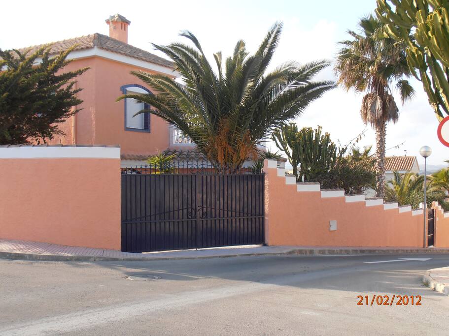Drive entrance
