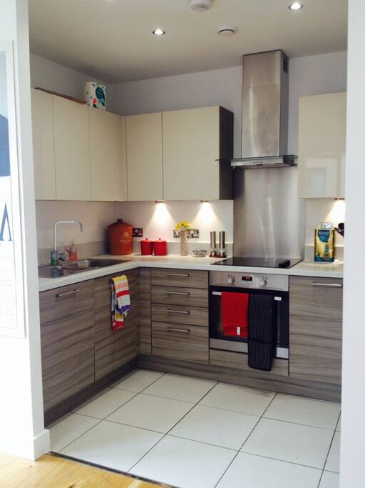 Kitchen with modern appliances