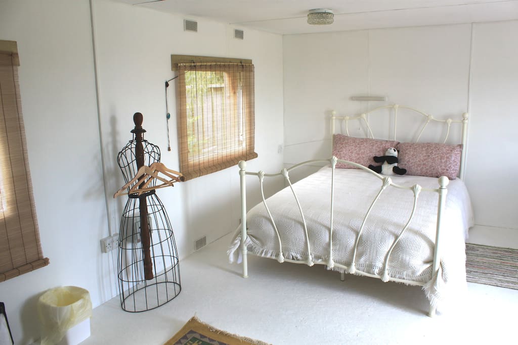 Comfortable double bed.