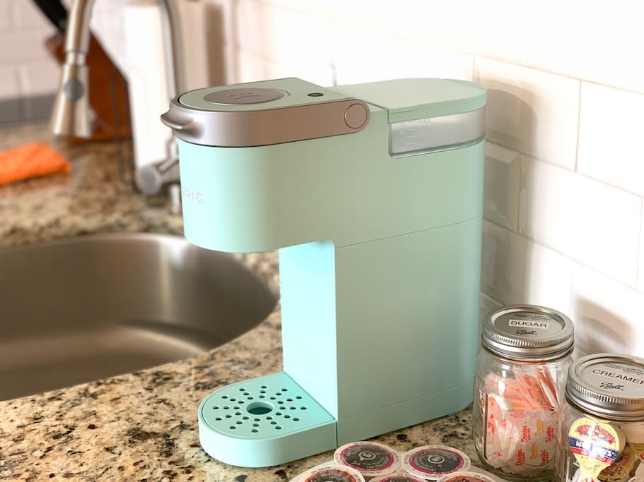 We’ve installed a new Keurig for all your coffee needs! We supply K-cups, sugar and creamer.