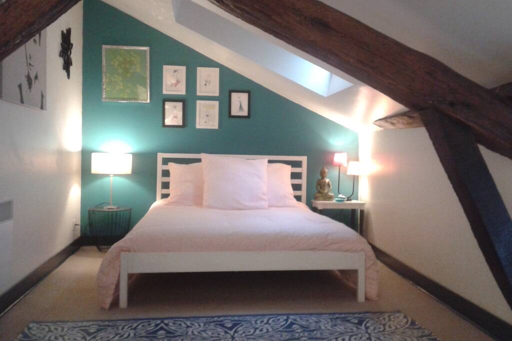 Chambre en mezzanine