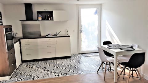 Apartment, 2 bedrooms, terrace, garden.