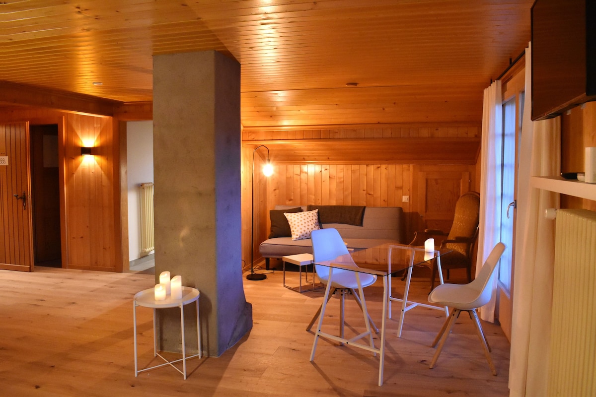 Popular Airbnb listing: Sur-Val, chalet, cozy studio in Gryon