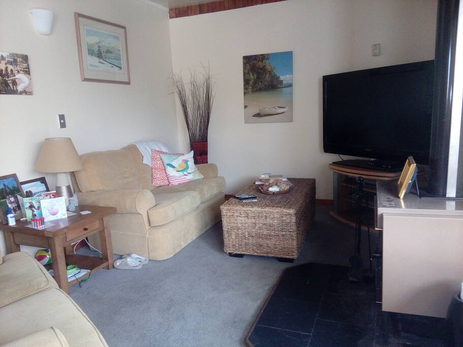 T.v. plus fire place and air conditioning