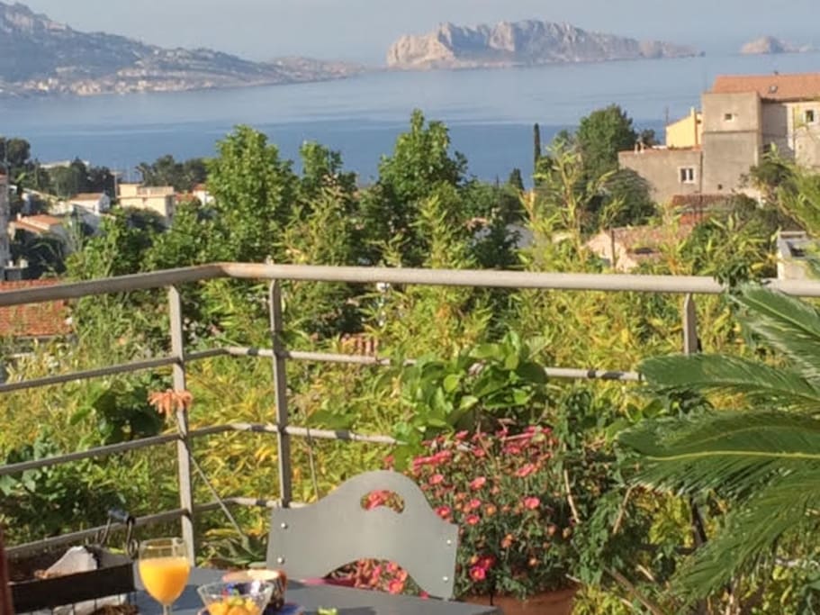 Vue depuis la terrass