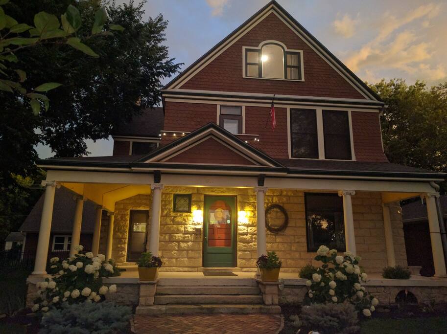 main house. loft is directly behind. off street parking steps from the door. very secure.