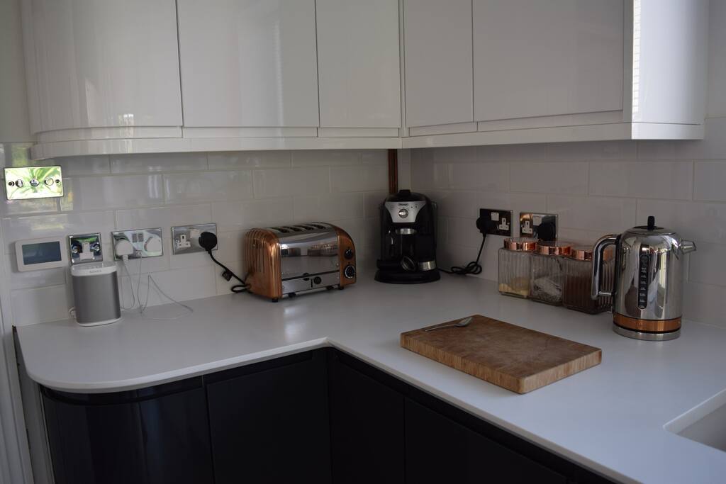 Espresso and cappuccino maker for you to use and the best Dualit kettle and toaster