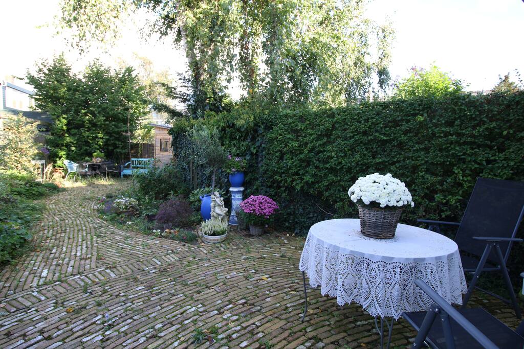 zonnige tuin